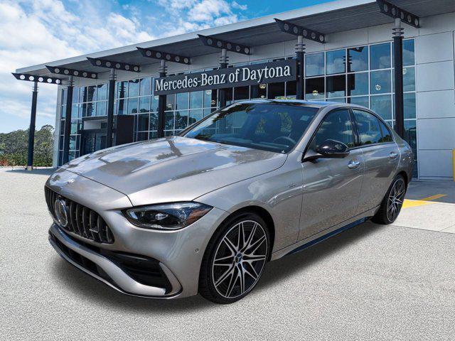used 2024 Mercedes-Benz AMG C 43 car, priced at $58,489