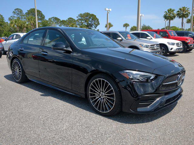 used 2024 Mercedes-Benz C-Class car, priced at $46,999