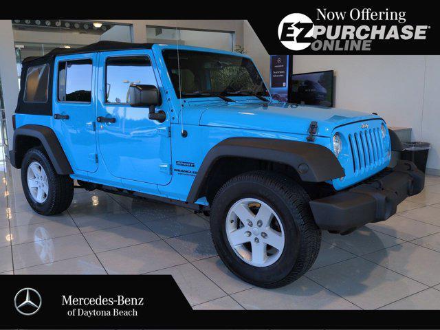 used 2017 Jeep Wrangler Unlimited car, priced at $21,974