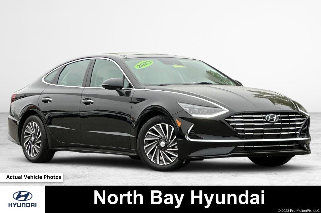 used 2023 Hyundai Sonata Hybrid car, priced at $26,590