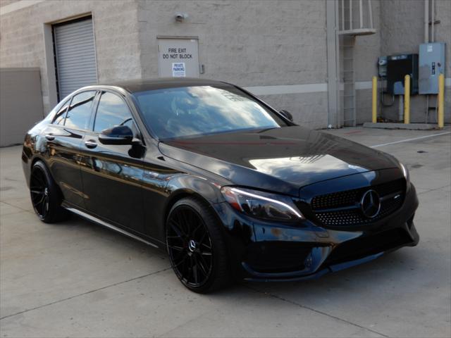 used 2017 Mercedes-Benz AMG C 43 car, priced at $18,998