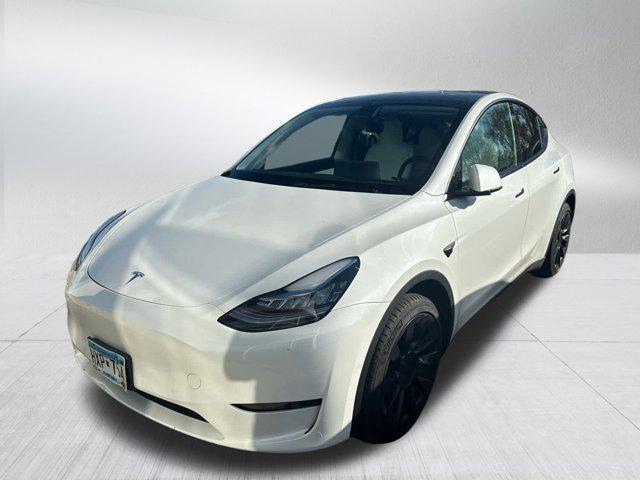 used 2022 Tesla Model Y car, priced at $23,000