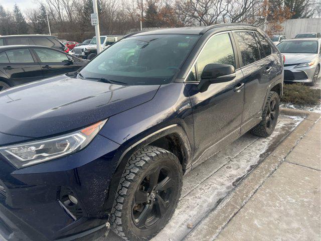 used 2021 Toyota RAV4 Hybrid car, priced at $26,990