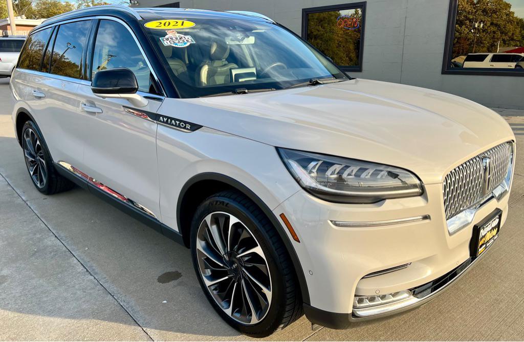 used 2021 Lincoln Aviator car, priced at $28,995