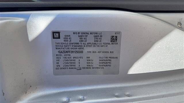 used 2017 Chevrolet Express 3500 car, priced at $23,900