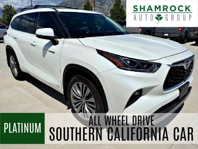 used 2021 Toyota Highlander Hybrid car, priced at $42,900