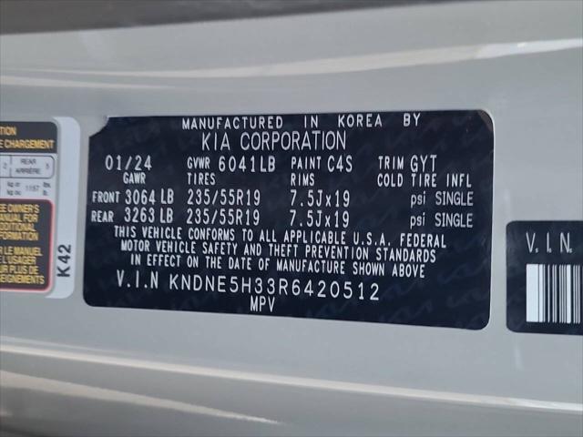 used 2024 Kia Carnival car, priced at $43,900