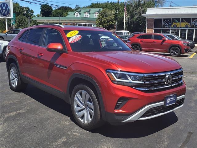 used 2021 Volkswagen Atlas Cross Sport car, priced at $28,500