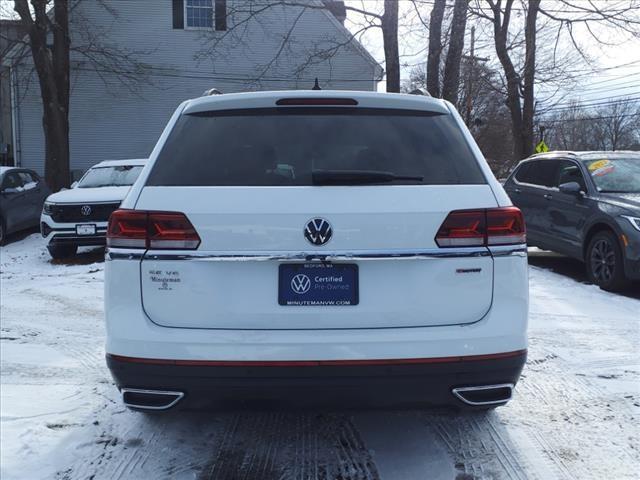 used 2021 Volkswagen Atlas car, priced at $27,276