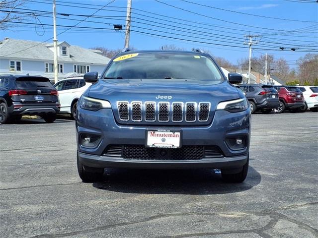 used 2021 Jeep Cherokee car, priced at $20,550