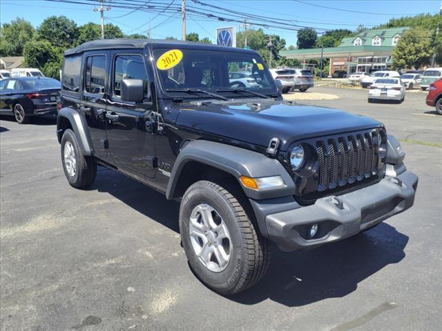 used 2021 Jeep Wrangler Unlimited car, priced at $27,668