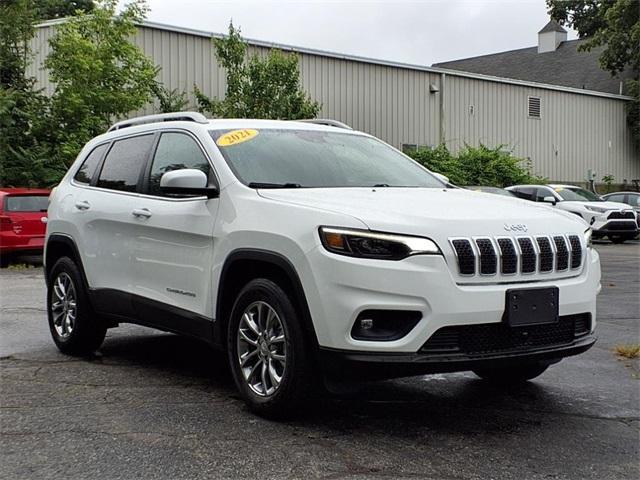 used 2021 Jeep Cherokee car, priced at $22,500