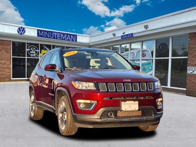 used 2021 Jeep Compass car, priced at $19,311