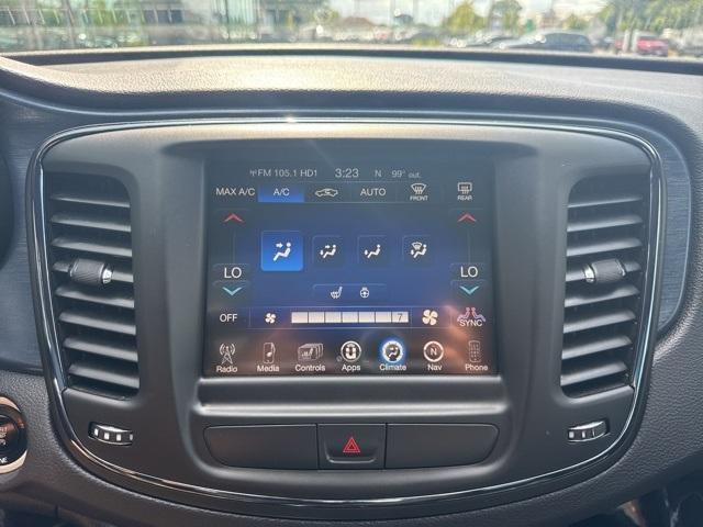 used 2015 Chrysler 200 car, priced at $10,988