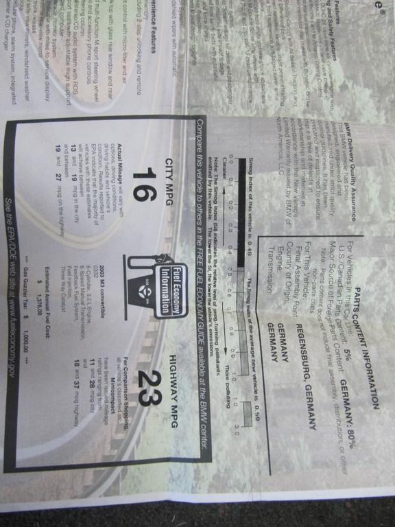 used 2003 BMW M3 car, priced at $39,900