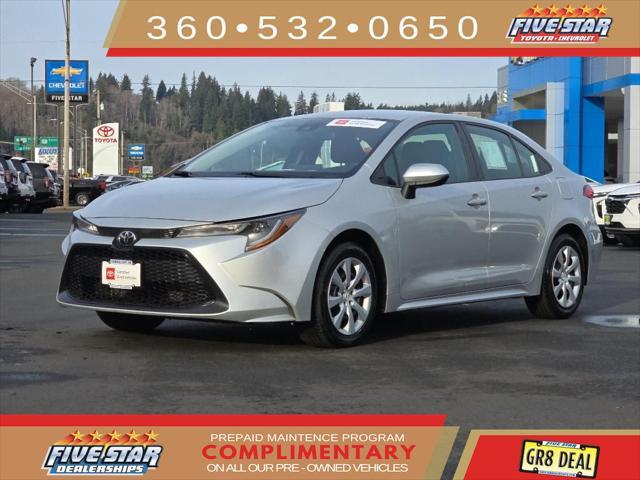 used 2021 Toyota Corolla car, priced at $19,999