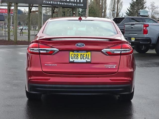 used 2019 Ford Fusion Hybrid car, priced at $18,995