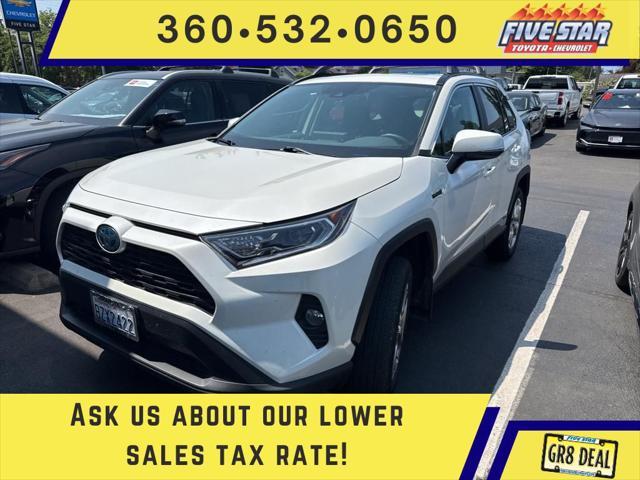 used 2021 Toyota RAV4 Hybrid car