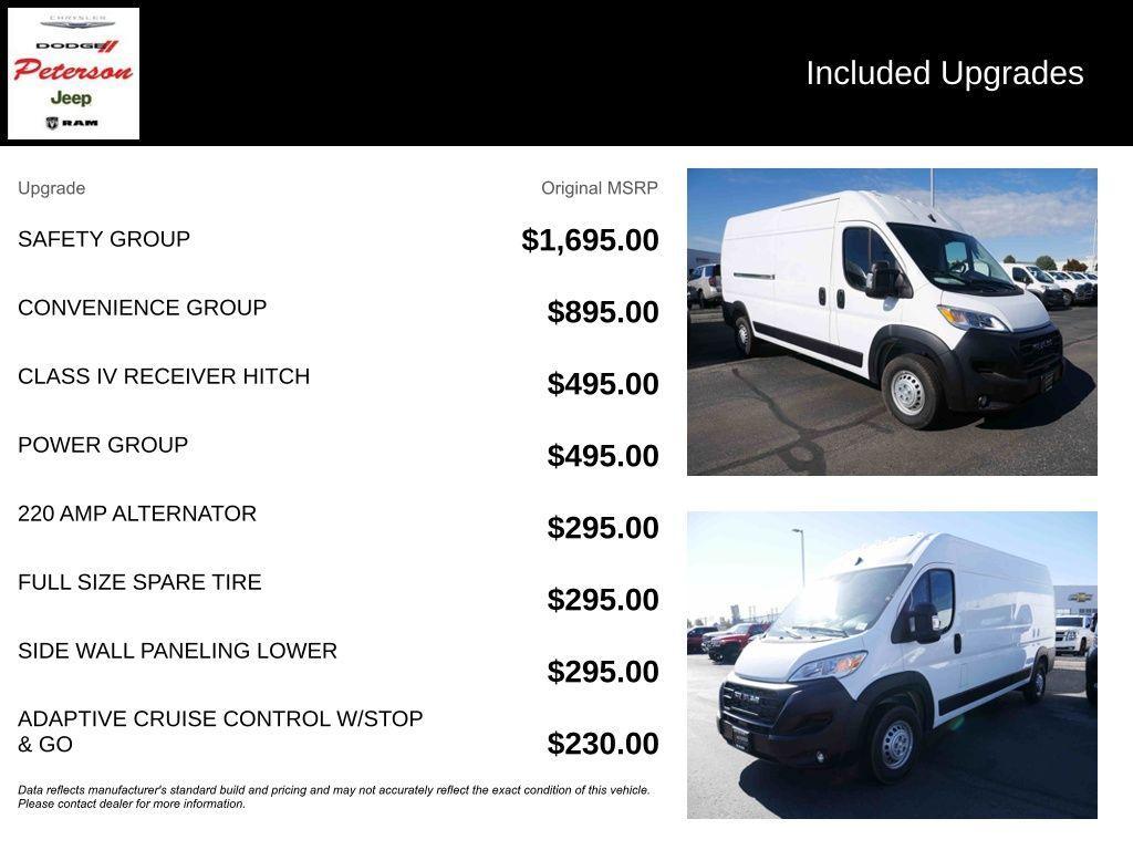 new 2026 Ram ProMaster 2500 car, priced at $47,720