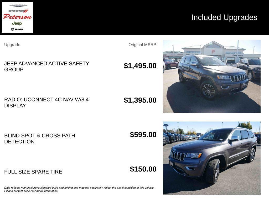 used 2018 Jeep Grand Cherokee car, priced at $17,998