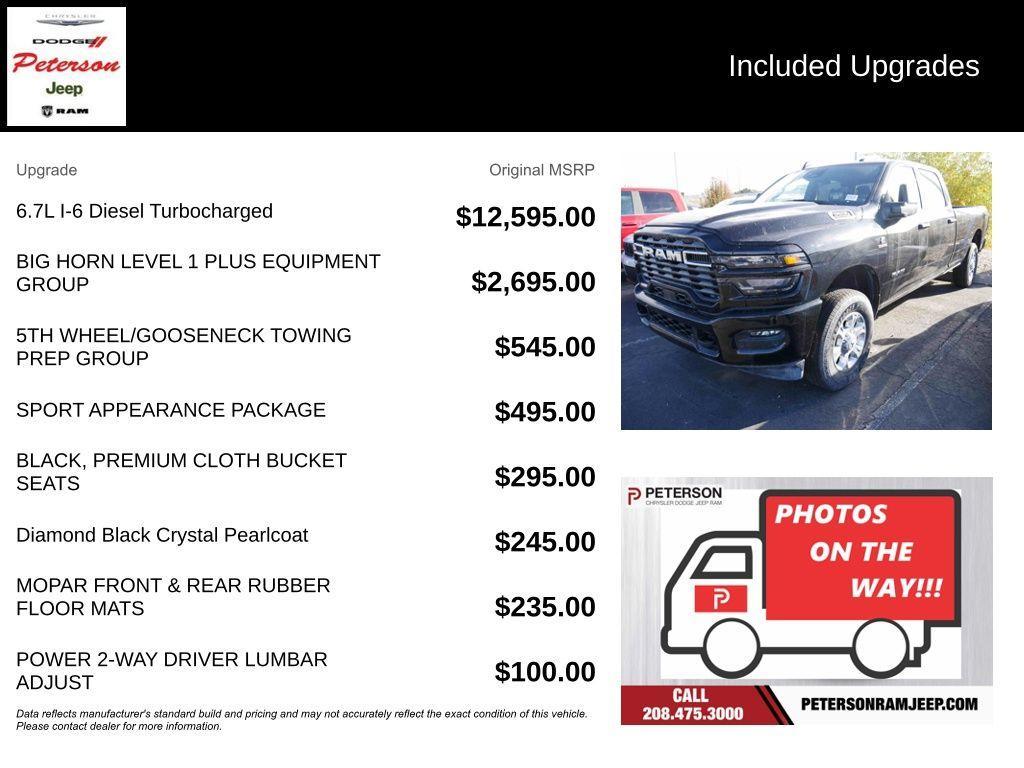 new 2025 Ram 3500 car, priced at $66,261