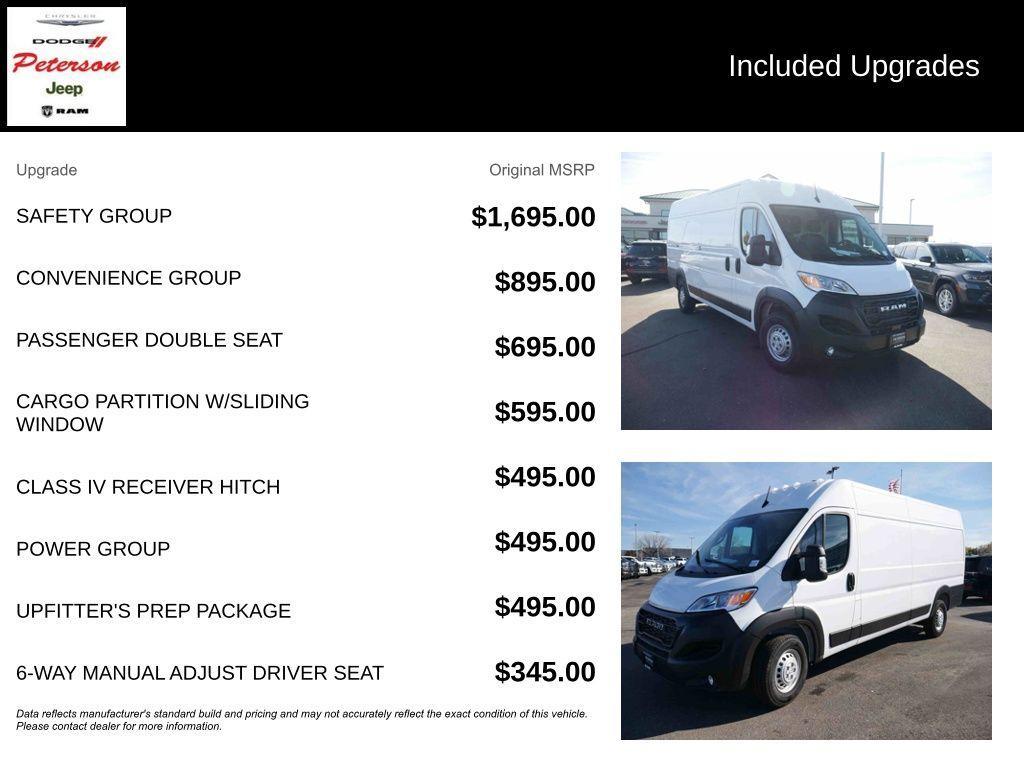 new 2026 Ram ProMaster 3500 car, priced at $55,394