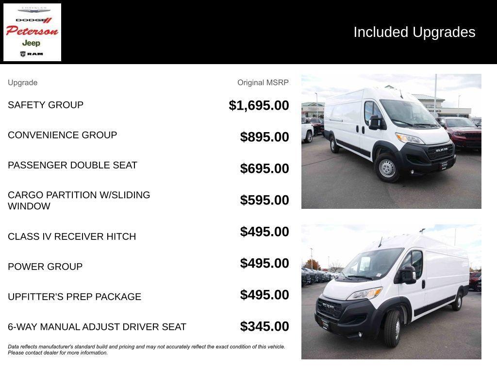 new 2026 Ram ProMaster 3500 car, priced at $55,394