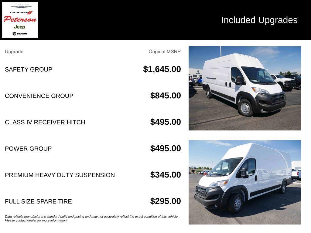 new 2025 Ram ProMaster 3500 car, priced at $54,934