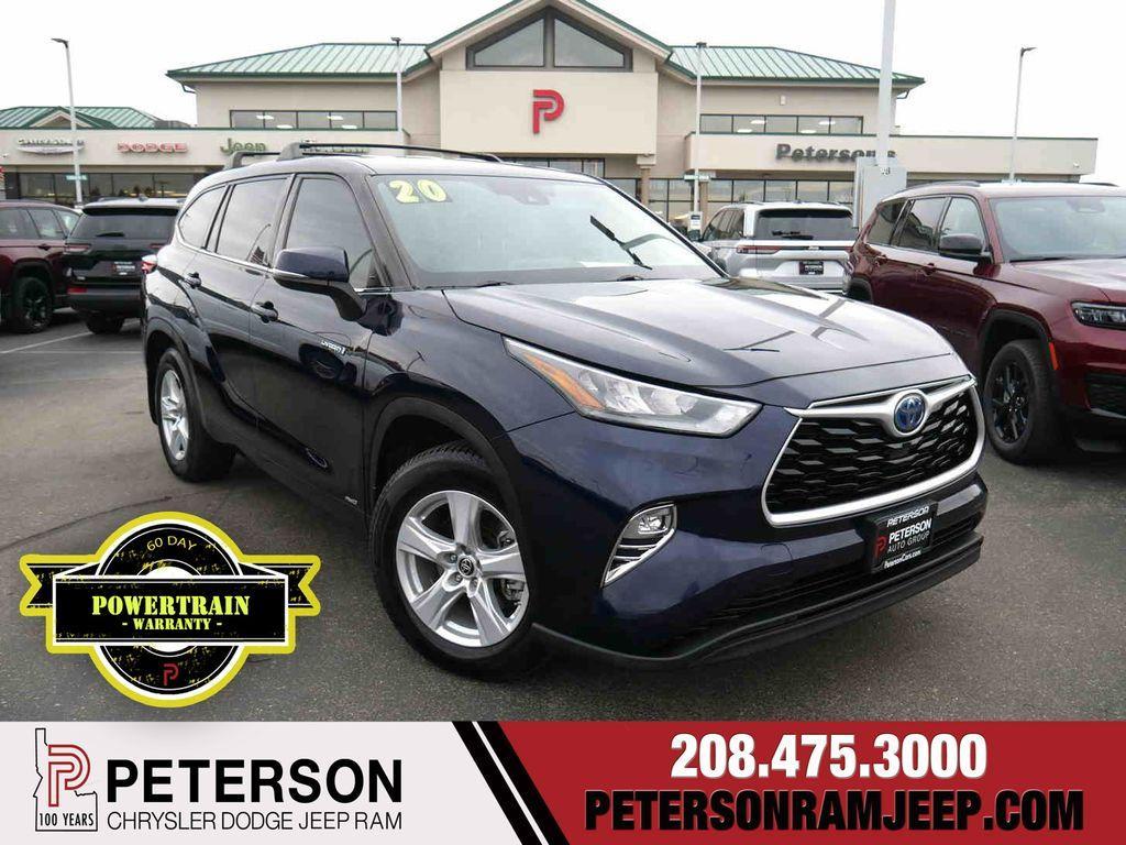 used 2020 Toyota Highlander Hybrid car, priced at $28,499