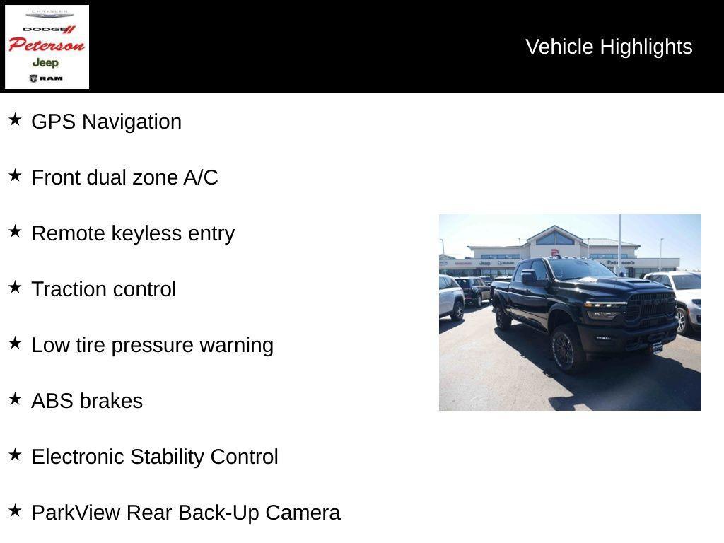 new 2026 Ram 2500 car, priced at $79,213