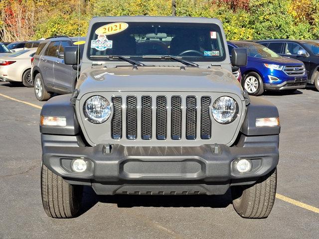 used 2021 Jeep Wrangler Unlimited car, priced at $33,919