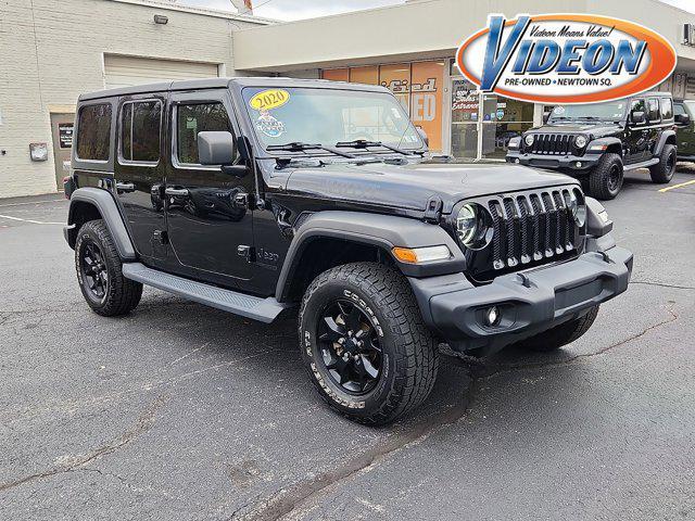 used 2020 Jeep Wrangler Unlimited car, priced at $29,847