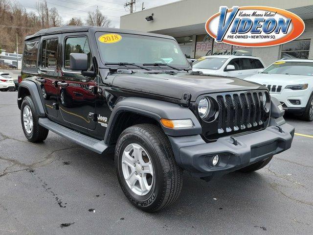 used 2018 Jeep Wrangler Unlimited car, priced at $28,414