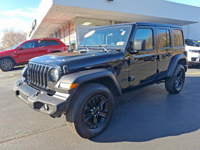 used 2021 Jeep Wrangler Unlimited car, priced at $30,887