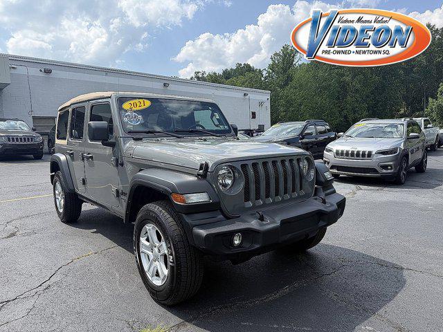used 2021 Jeep Wrangler Unlimited car, priced at $33,887