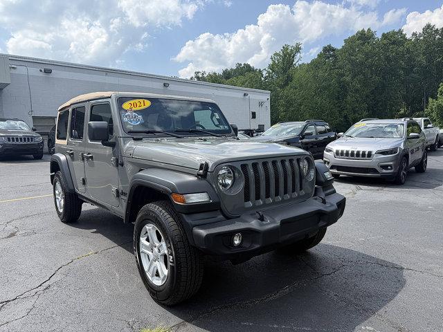 used 2021 Jeep Wrangler Unlimited car, priced at $33,887