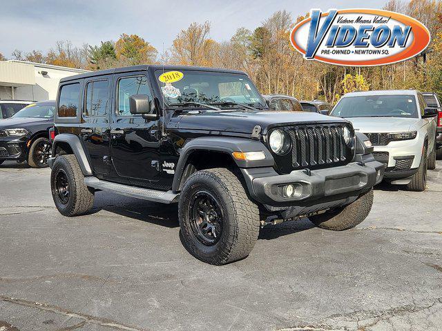 used 2018 Jeep Wrangler Unlimited car, priced at $21,887