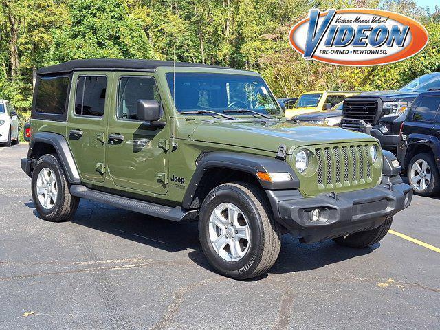 used 2021 Jeep Wrangler Unlimited car, priced at $33,447