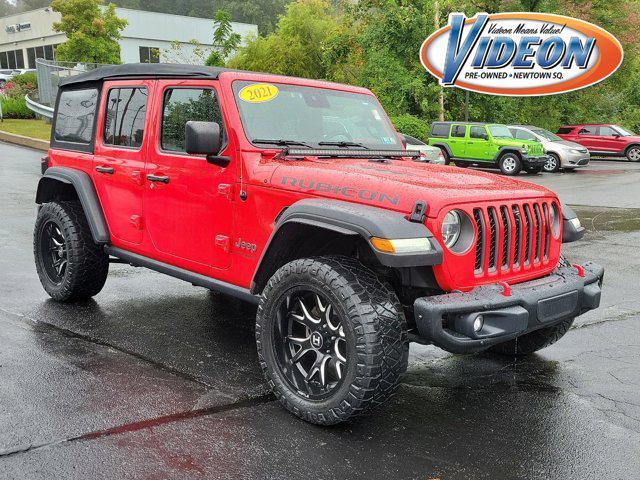 used 2021 Jeep Wrangler Unlimited car, priced at $42,887