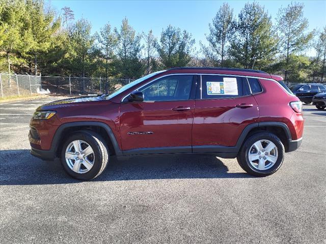 used 2022 Jeep Compass car, priced at $21,018