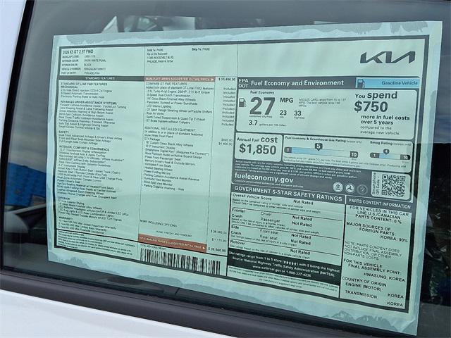 new 2026 Kia K5 car, priced at $39,560