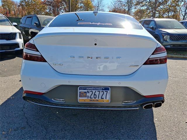 used 2023 Genesis G70 car, priced at $30,900