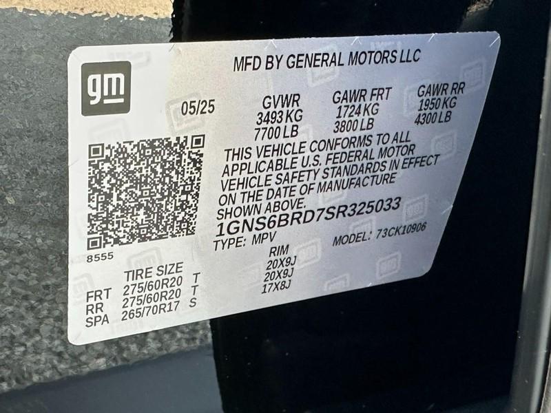 new 2025 Chevrolet Suburban car, priced at $58,795