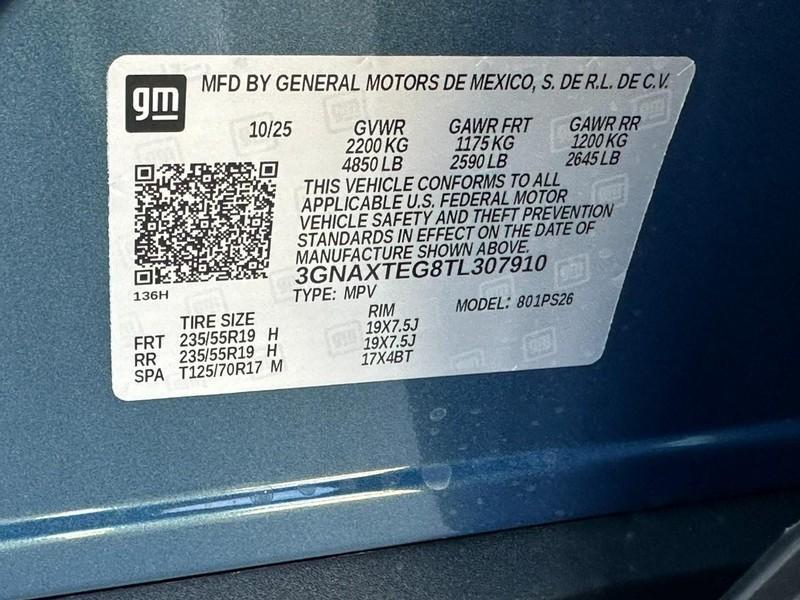 new 2026 Chevrolet Equinox car, priced at $34,390