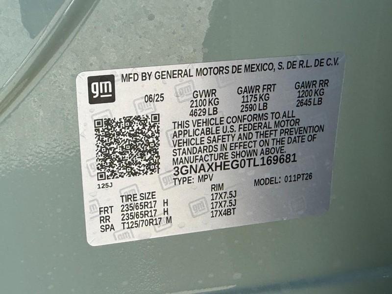 new 2026 Chevrolet Equinox car, priced at $30,755