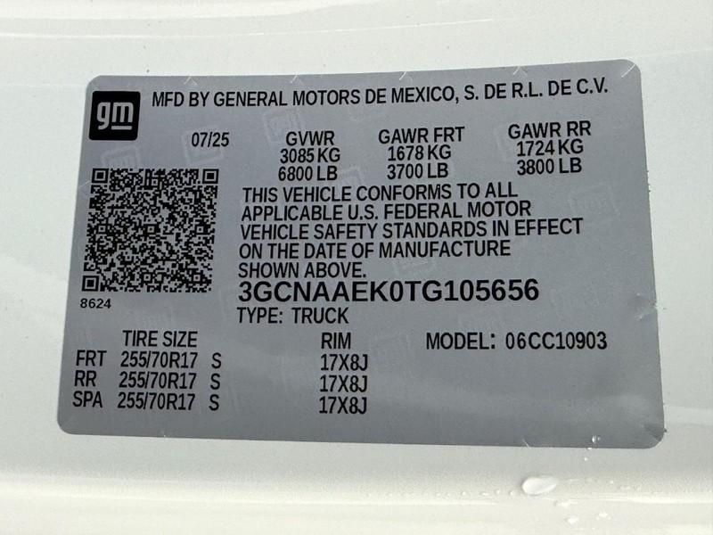 new 2026 Chevrolet Silverado 1500 car, priced at $32,535