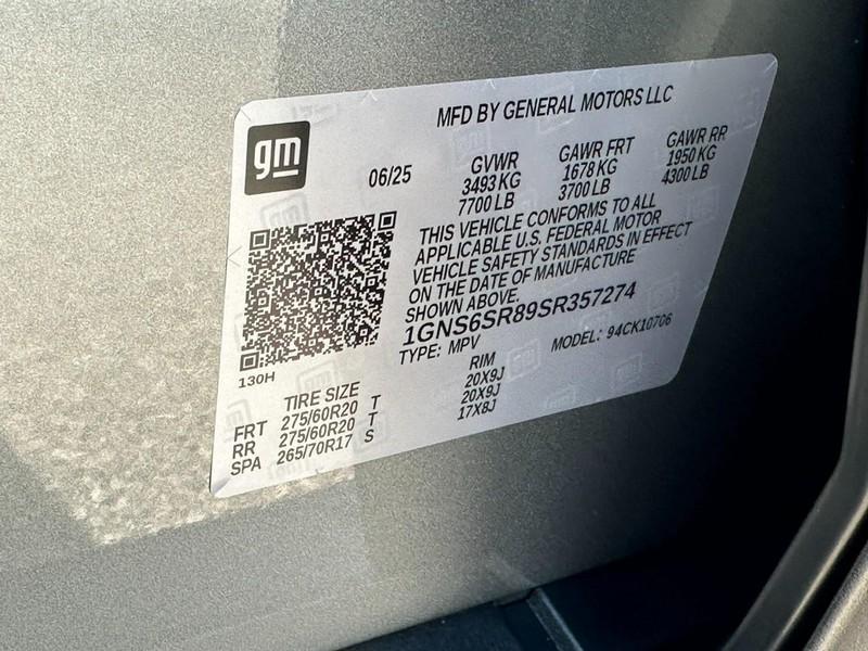 new 2025 Chevrolet Tahoe car, priced at $76,075