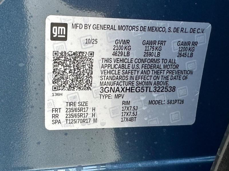 new 2026 Chevrolet Equinox car, priced at $29,310