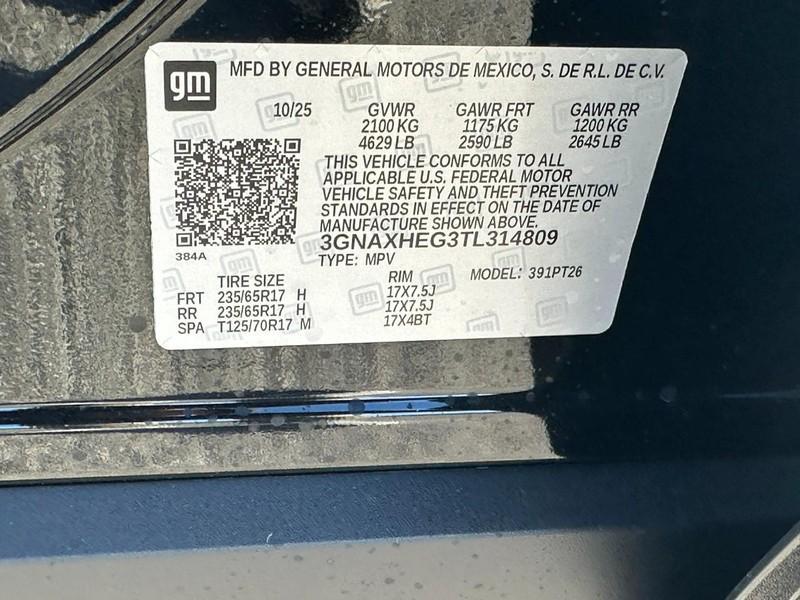 new 2026 Chevrolet Equinox car, priced at $29,310