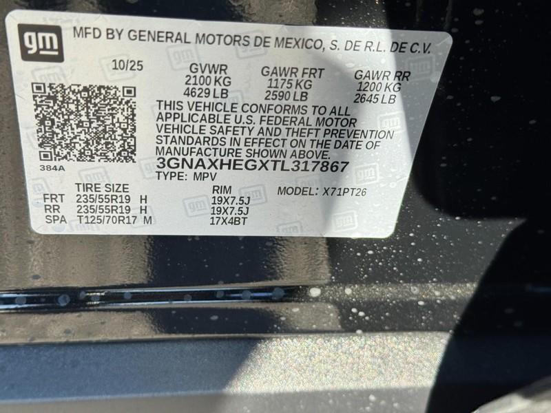 new 2026 Chevrolet Equinox car, priced at $30,355